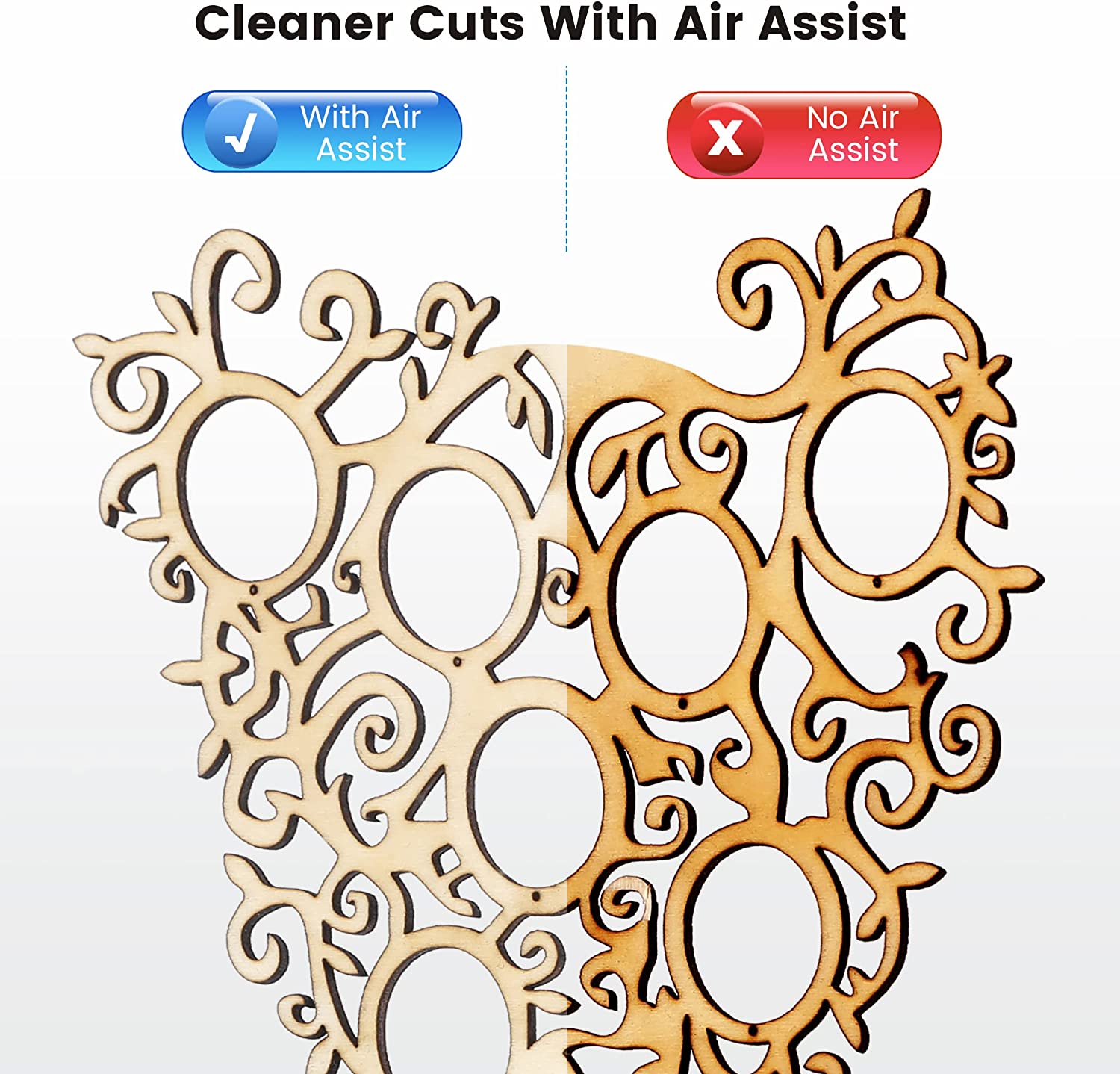 cleaner cuts with comgrow air assistant