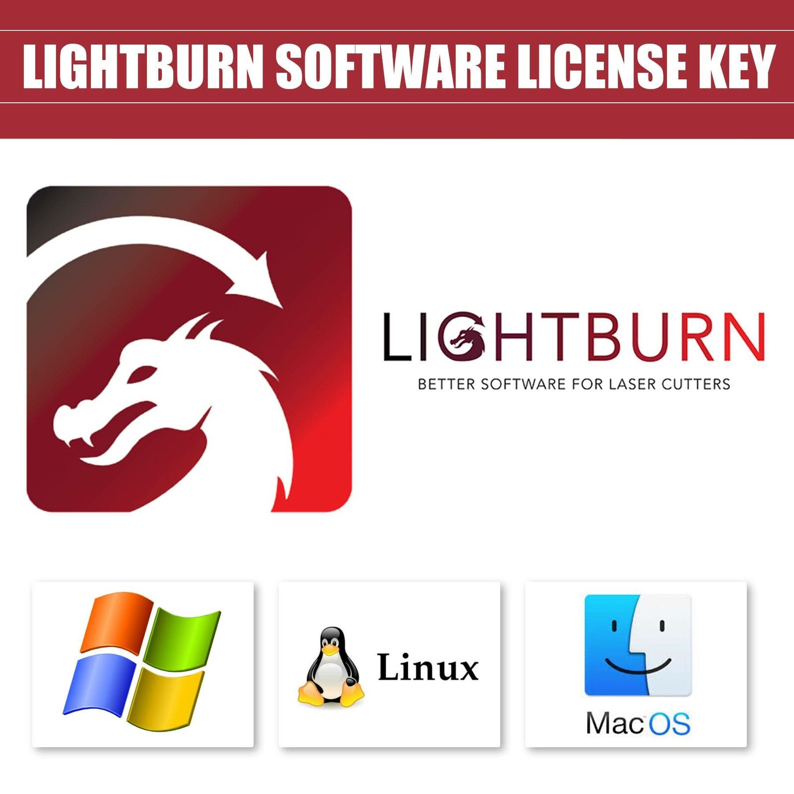Software LightBurn - Tasto di licenza GCode