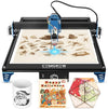 comgrow z1 laser engraver with three engraved works
